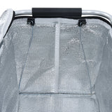 NNEVL Foldable Cool Bag Grey 46x27x23 cm Aluminium
