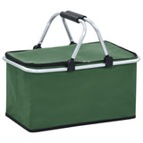 NNEVL Foldable Cool Bag Green 46x27x23 cm Aluminium