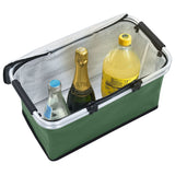 NNEVL Foldable Cool Bag Green 46x27x23 cm Aluminium