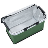 NNEVL Foldable Cool Bag Green 46x27x23 cm Aluminium
