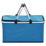 NNEVL Foldable Cool Bag Blue 46x27x23 cm Aluminium