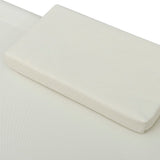 NNEVL Outdoor Lounge Bed Fabric Cream