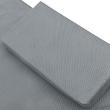 NNEVL Outdoor Lounge Bed Fabric Anthracite