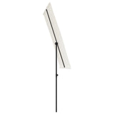 NNEVL Outdoor Parasol with Aluminium Pole 180x110 cm Sand White