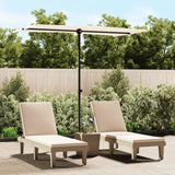 NNEVL Outdoor Parasol with Aluminium Pole 180x110 cm Sand White