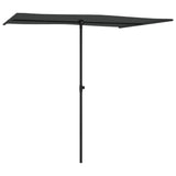 NNEVL Outdoor Parasol with Aluminium Pole 2x1.5 m Anthracite
