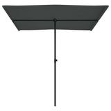 NNEVL Outdoor Parasol with Aluminium Pole 2x1.5 m Anthracite