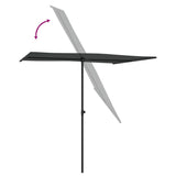 NNEVL Outdoor Parasol with Aluminium Pole 2x1.5 m Anthracite