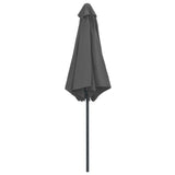 NNEVL Outdoor Parasol with Aluminium Pole 270x246 cm Anthracite