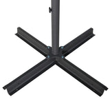 NNEVL Outdoor Parasol with Aluminium Pole 600 cm Anthracite