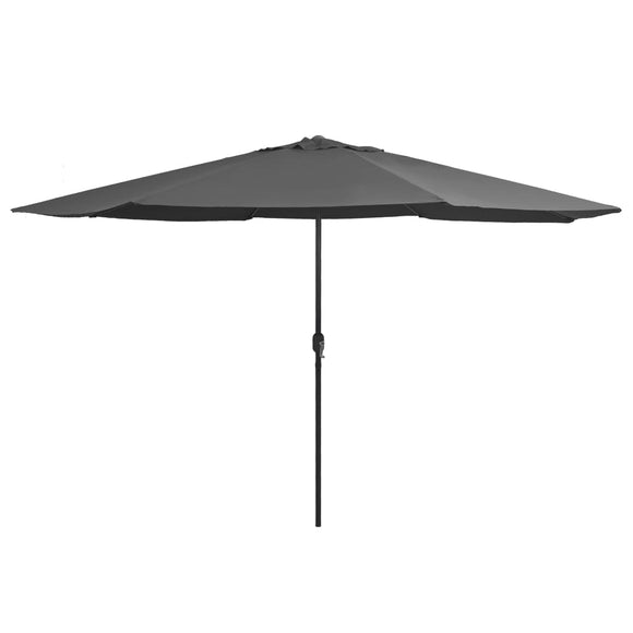 NNEVL Outdoor Parasol with Metal Pole 400 cm Anthracite