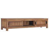 NNEVL TV Cabinet 150x30x30 cm Solid Teak Wood