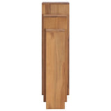 NNEVL 3 Piece Plant Stand Set Solid Teak Wood