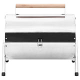 NNEVL Portable Tabletop Charcoal BBQ Grill Stainless Steel Double Grids