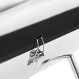 NNEVL Portable Tabletop Charcoal BBQ Grill Stainless Steel Double Grids