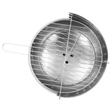 NNEVL Pedestal Charcoal BBQ Grill Stainless Steel