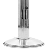 NNEVL Pedestal Charcoal BBQ Grill Stainless Steel
