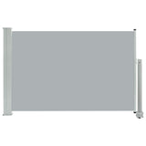 NNEVL Patio Retractable Side Awning 60x300 cm Grey