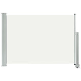 NNEVL Patio Retractable Side Awning 80x300 cm Cream