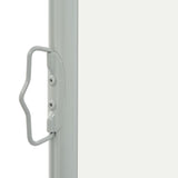 NNEVL Patio Retractable Side Awning 80x300 cm Cream