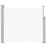 NNEVL Patio Retractable Side Awning 100x300 cm Cream