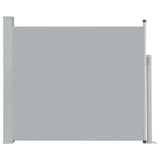 NNEVL Patio Retractable Side Awning 100x300 cm Grey