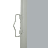 NNEVL Patio Retractable Side Awning 100x300 cm Grey