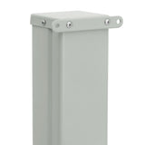 NNEVL Patio Retractable Side Awning 100x300 cm Grey