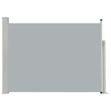 NNEVL Patio Retractable Side Awning 100x500 cm Grey