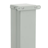 NNEVL Patio Retractable Side Awning 100x500 cm Brown