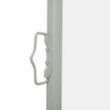 NNEVL Patio Retractable Side Awning 120x500 cm Cream