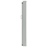 NNEVL Patio Retractable Side Awning 120x500 cm Brown