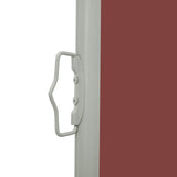 NNEVL Patio Retractable Side Awning 120x500 cm Brown