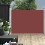 NNEVL Patio Retractable Side Awning 120x500 cm Brown