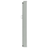 NNEVL Patio Retractable Side Awning 140x500 cm Cream