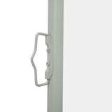 NNEVL Patio Retractable Side Awning 140x500 cm Cream