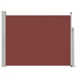 NNEVL Patio Retractable Side Awning 140x500 cm Brown