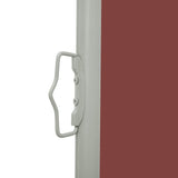 NNEVL Patio Retractable Side Awning 140x500 cm Brown
