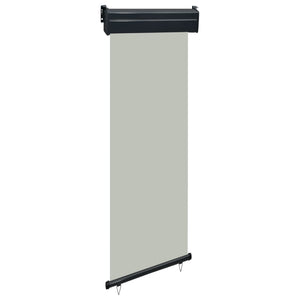 NNEVL Balcony Side Awning 65x250 cm Grey