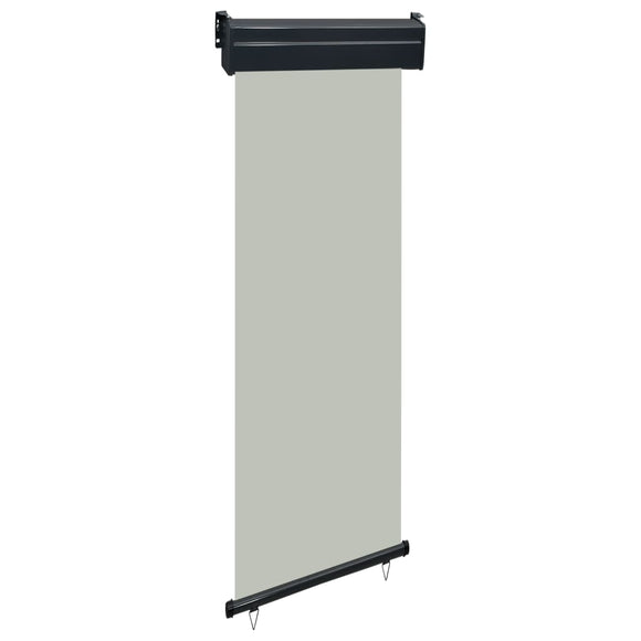 NNEVL Balcony Side Awning 65x250 cm Grey