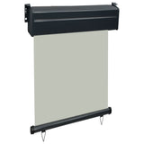 NNEVL Balcony Side Awning 65x250 cm Grey
