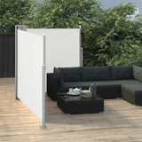 NNEVL Retractable Side Awning Cream 120x600 cm