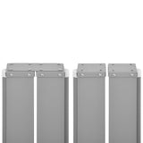 NNEVL Retractable Side Awning Cream 120x600 cm