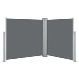 NNEVL Retractable Side Awning Anthracite 120x600 cm