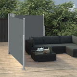 NNEVL Retractable Side Awning Anthracite 120x600 cm