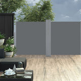 NNEVL Retractable Side Awning Anthracite 120x600 cm