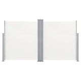 NNEVL Retractable Side Awning Cream 140x600 cm