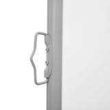 NNEVL Retractable Side Awning Cream 140x600 cm