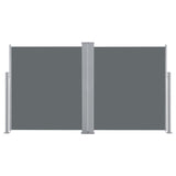 NNEVL Retractable Side Awning Anthracite 140x600 cm