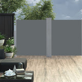 NNEVL Retractable Side Awning Anthracite 140x600 cm